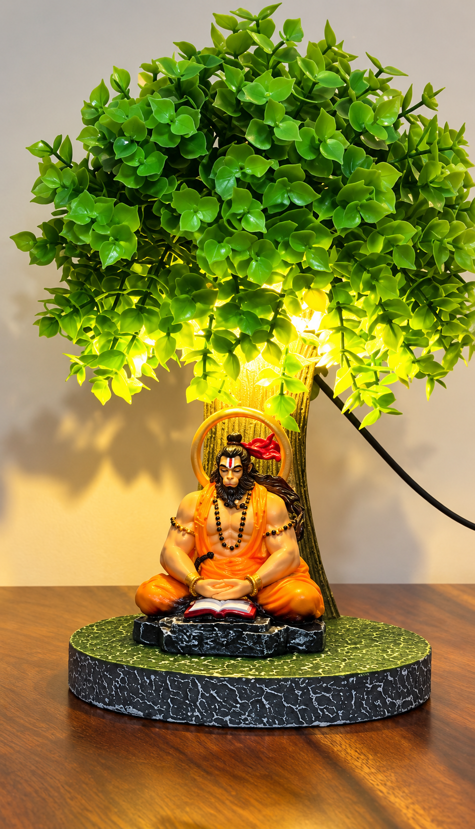 Divine Hanumanji Tree Lamp β Spiritual LED Decorative Light