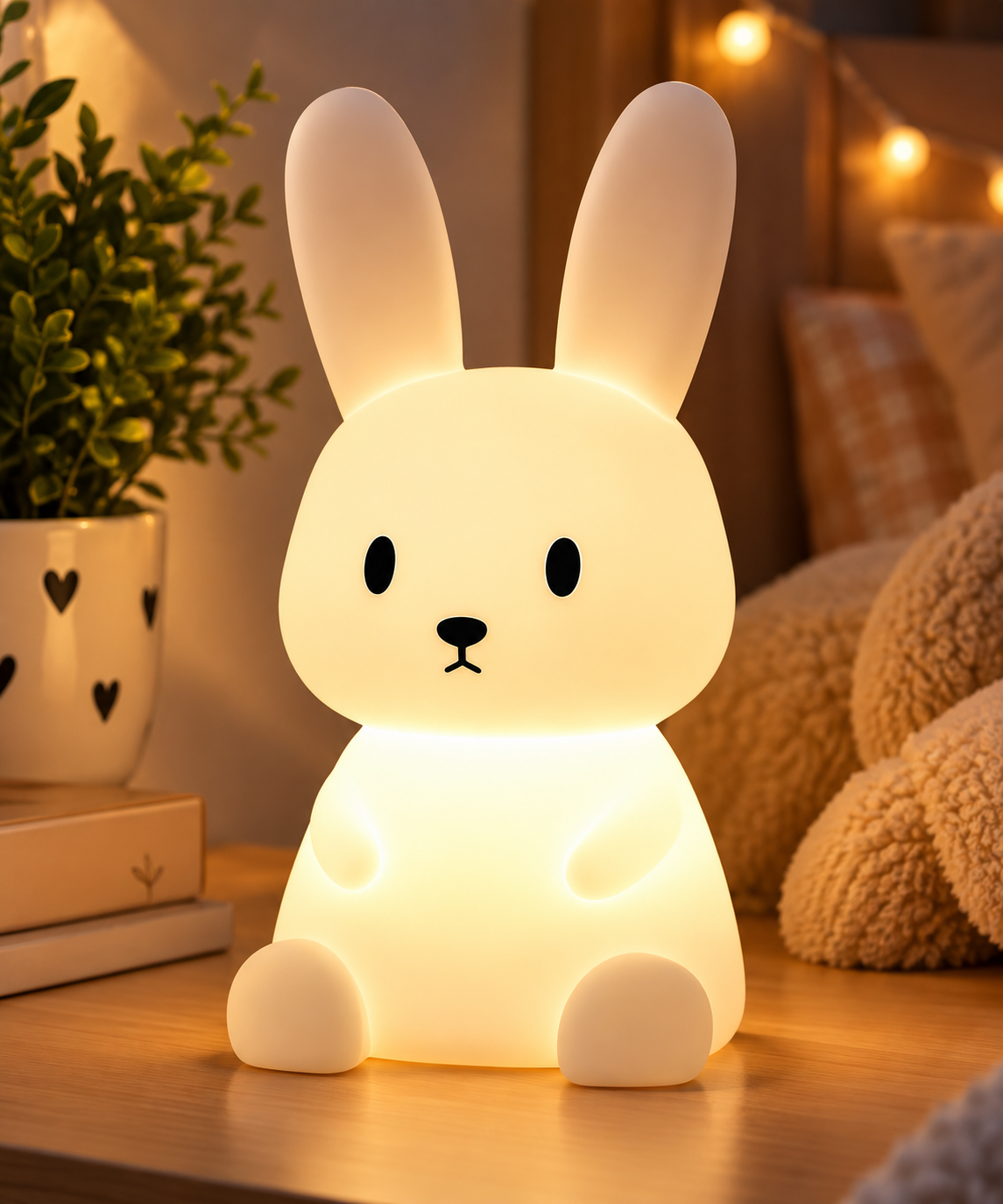 GlowBunny Cute LED Night Lamp – Adorable Bunny Bedside Light