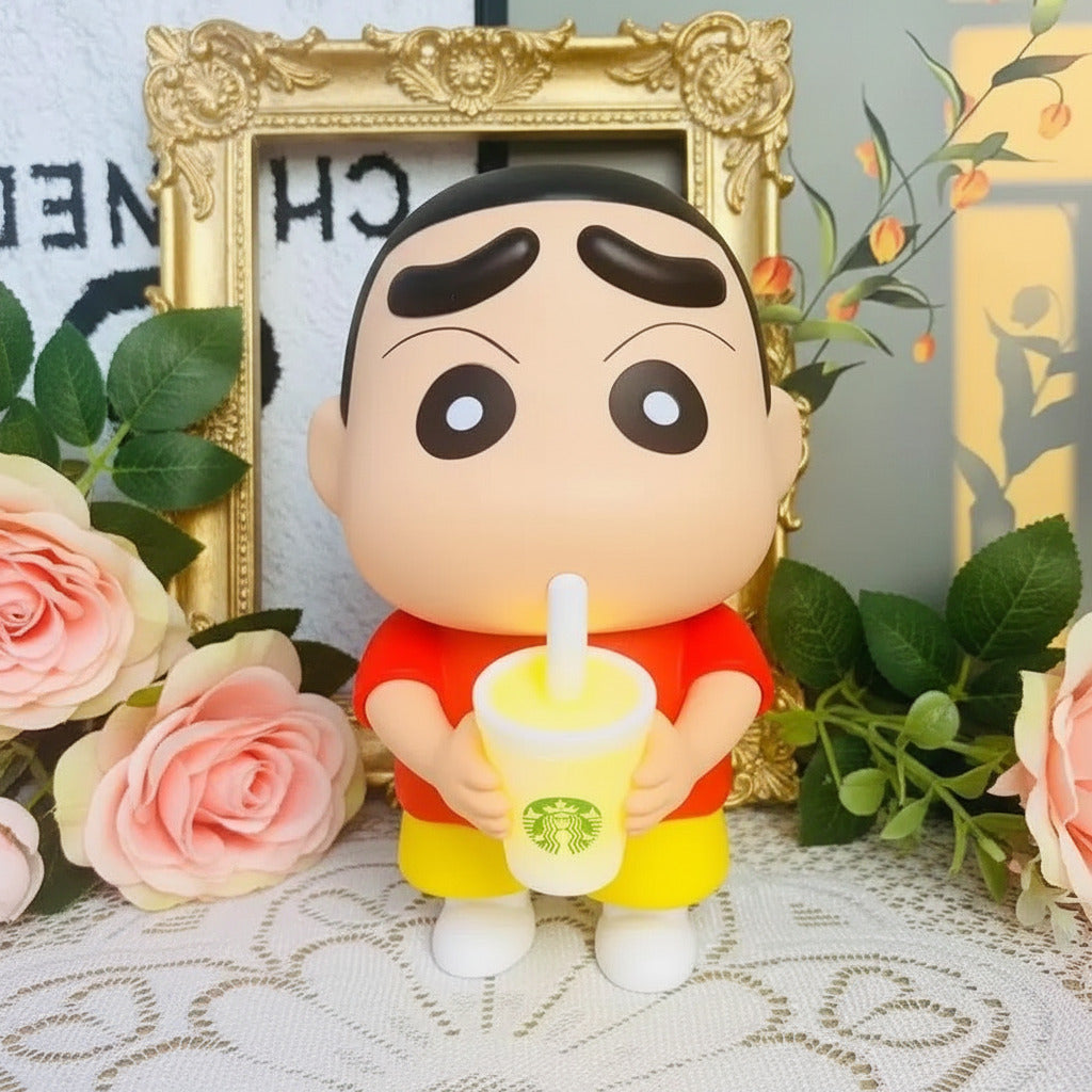 Cute Shinchan LED Night Lamp – Adorable Cartoon Character Table Light & Decorative Gift