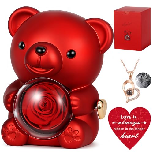 🧸💎 Love Bear Necklace Teddy – The Cutest Way to Say “I Love You” ❤️