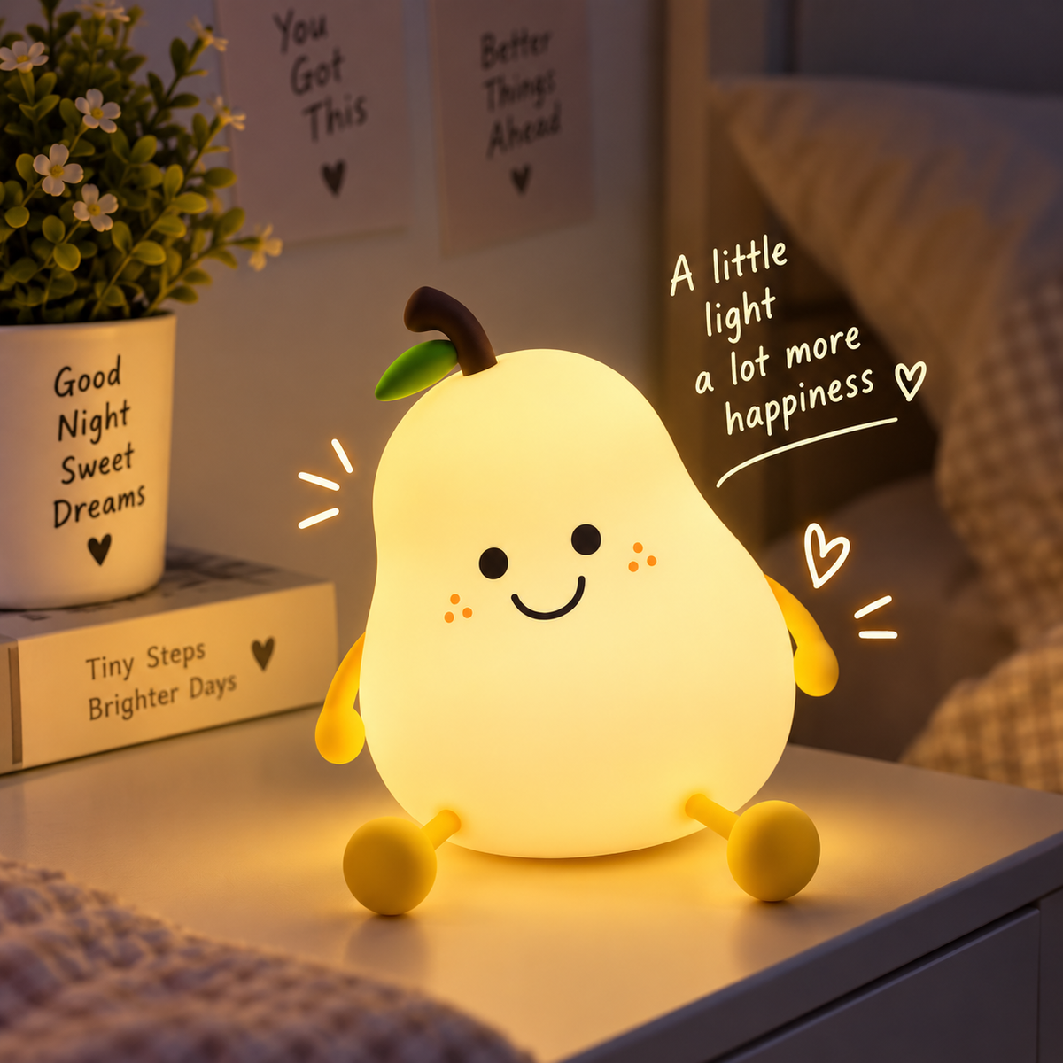 GlowPear™ – Cute Pear Night Light